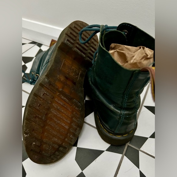 Bottes Dr. Martens vintage vert Forest - Picture 11 of 14